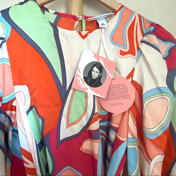 ALEXIS for Target | mixed floral long sleeve dress - Picture 10 of 11